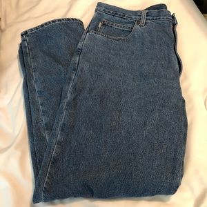 LL Bean 38 X 32 flannel lined jeans